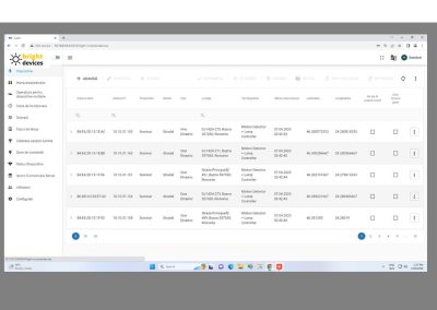 sistem management telegestiune comanda si control lampi inteligente